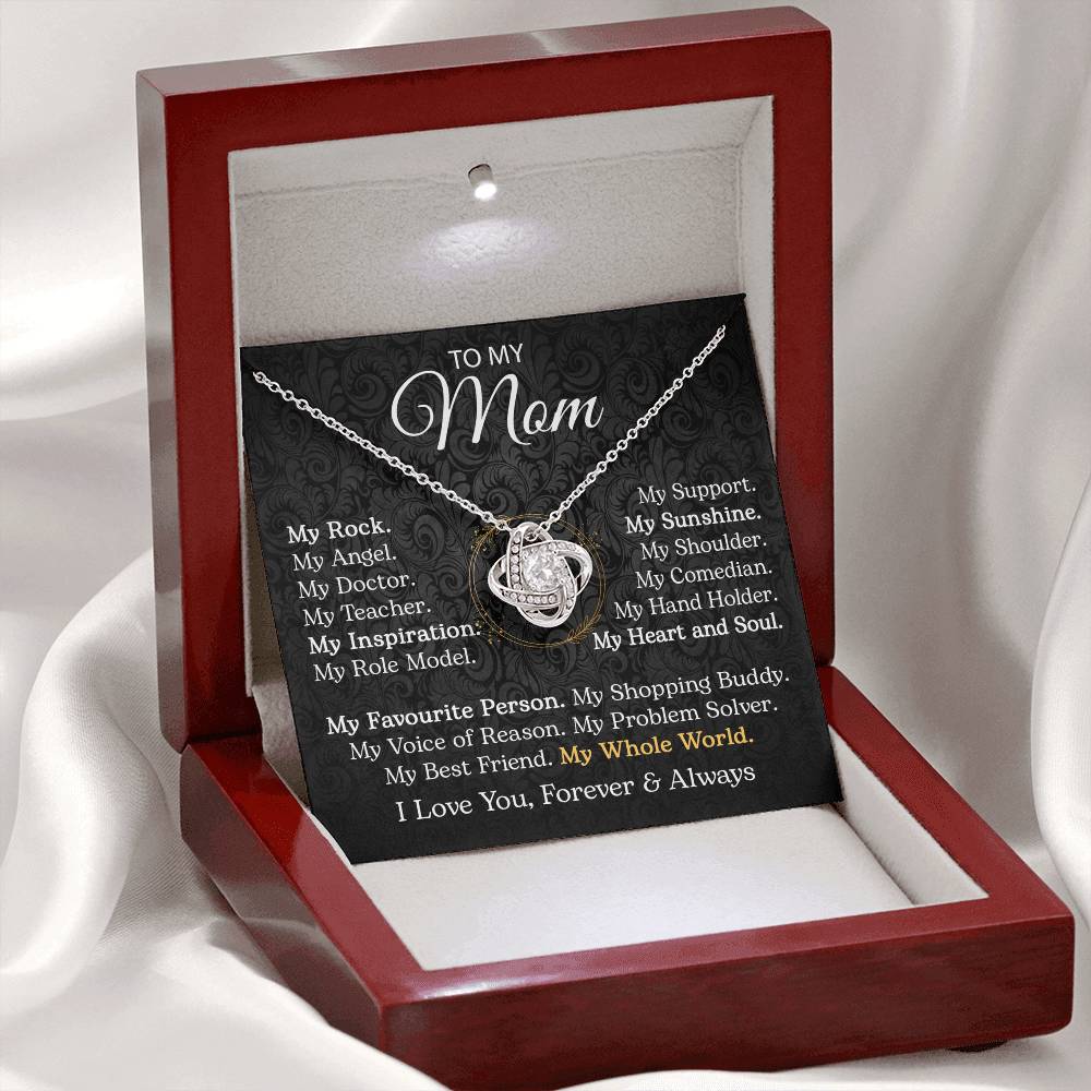 To My Mom - My Favorite Person Necklace