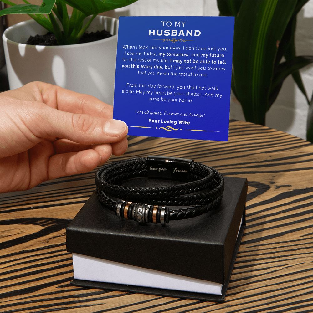For My Husband - Love You Forever Bracelet - NovaWrist ™
