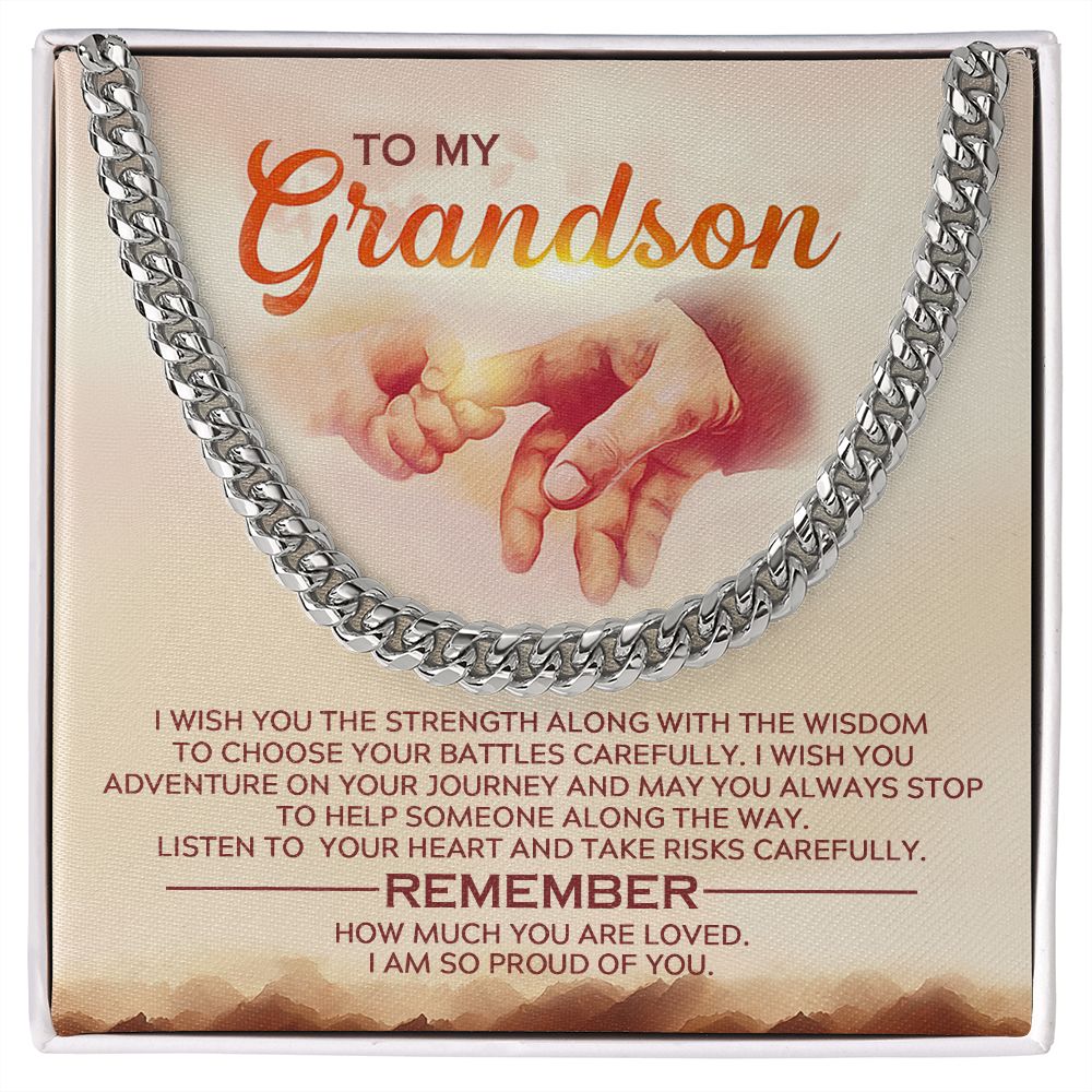 To My Grandson - Proud Of You