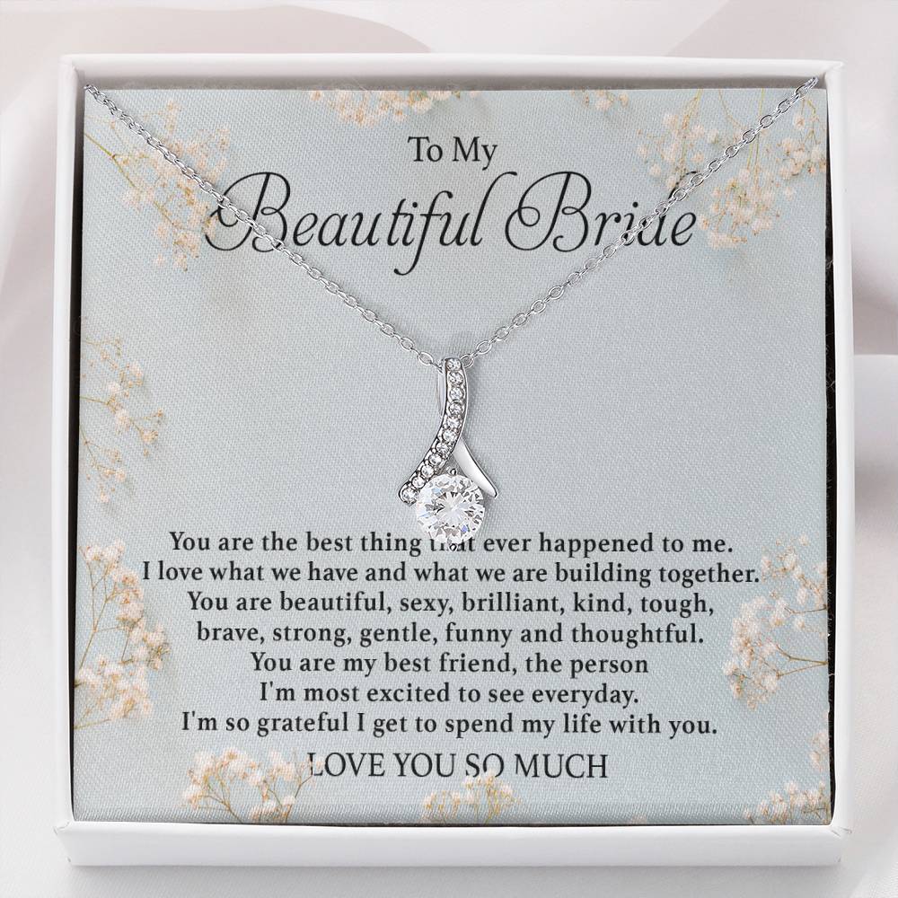 To My Beautiful Bride - BlissBride Love Necklace™