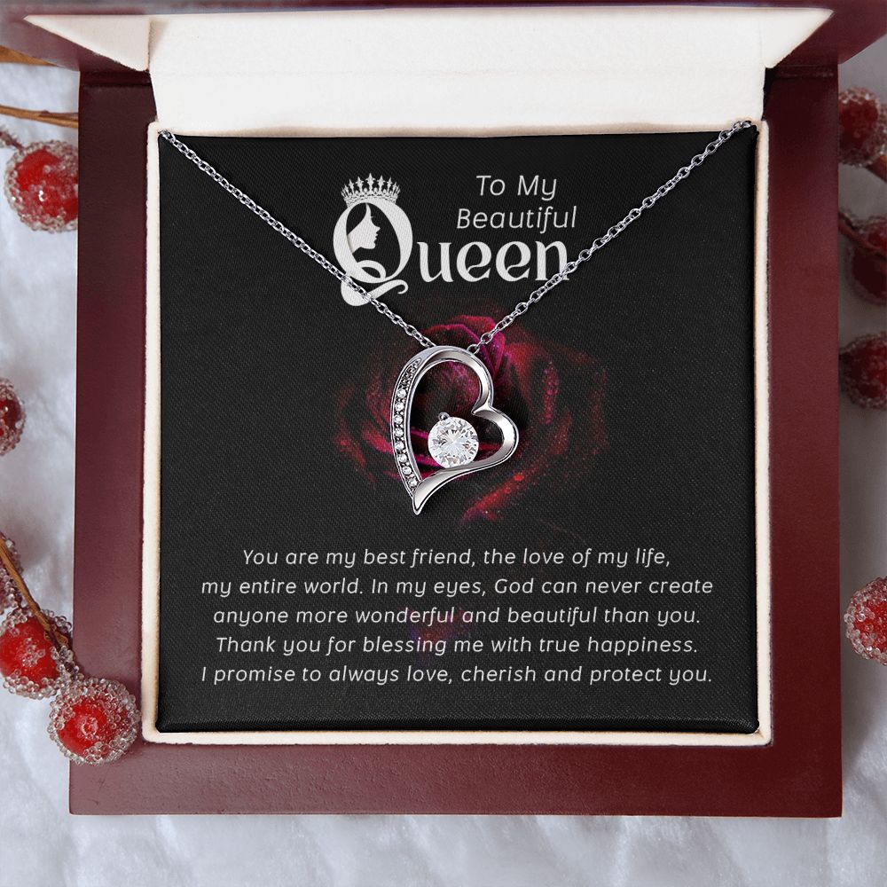 Wife - My Queen - Love Necklace