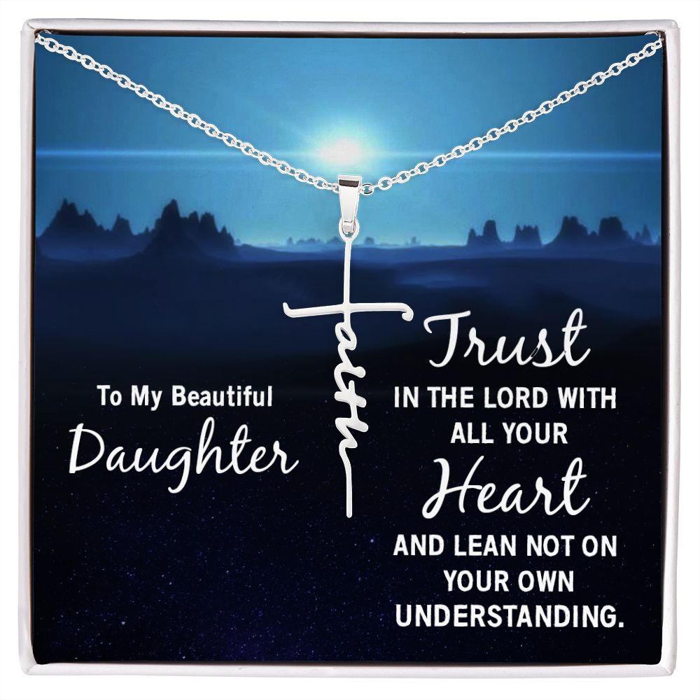 Daughter - Faith Cross Necklace