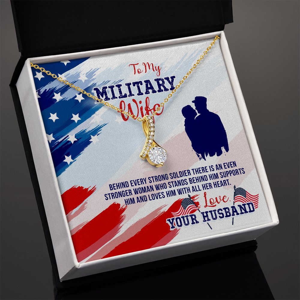 Military Wife - My Backbone - Necklace