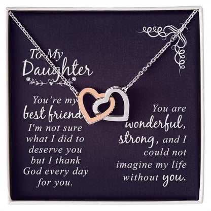 Daughter-My Best Friend-Necklace