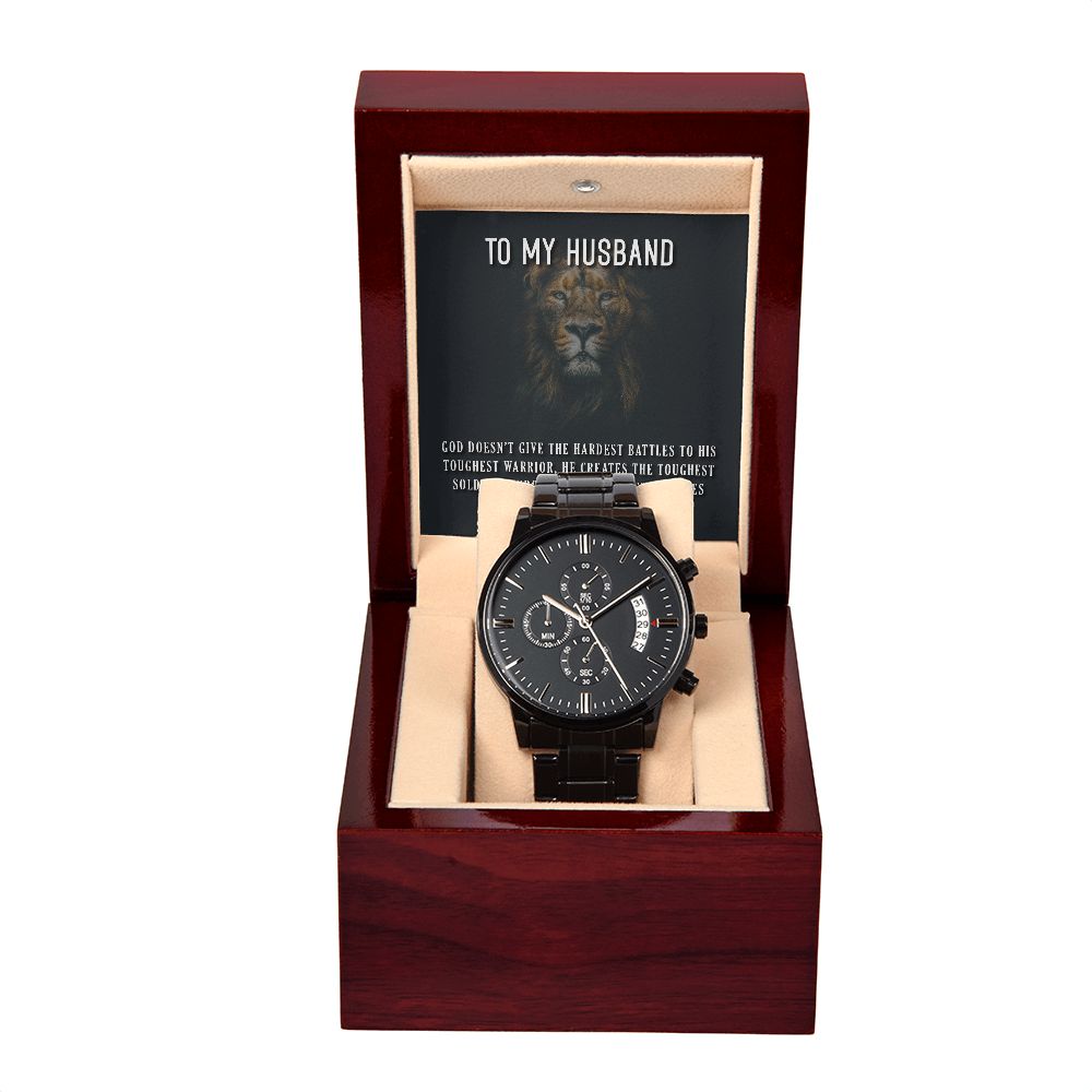 Husband - My Rock - Watch With Card