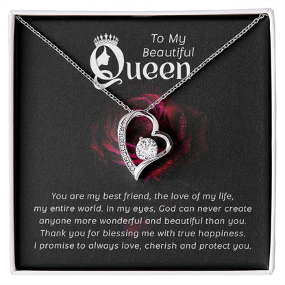 Wife - My Queen - Love Necklace