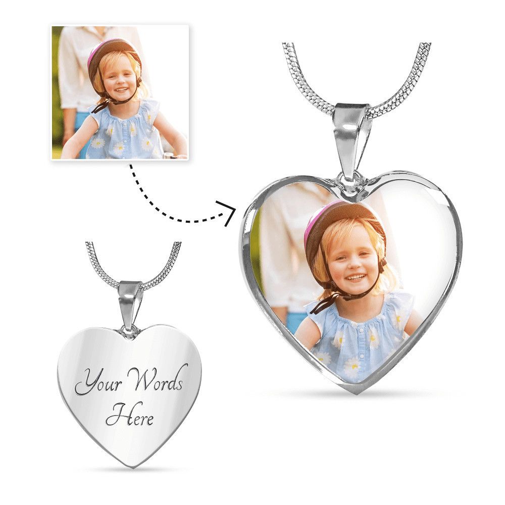 Wife - Hearts As One - Personalized Keepsake Necklace