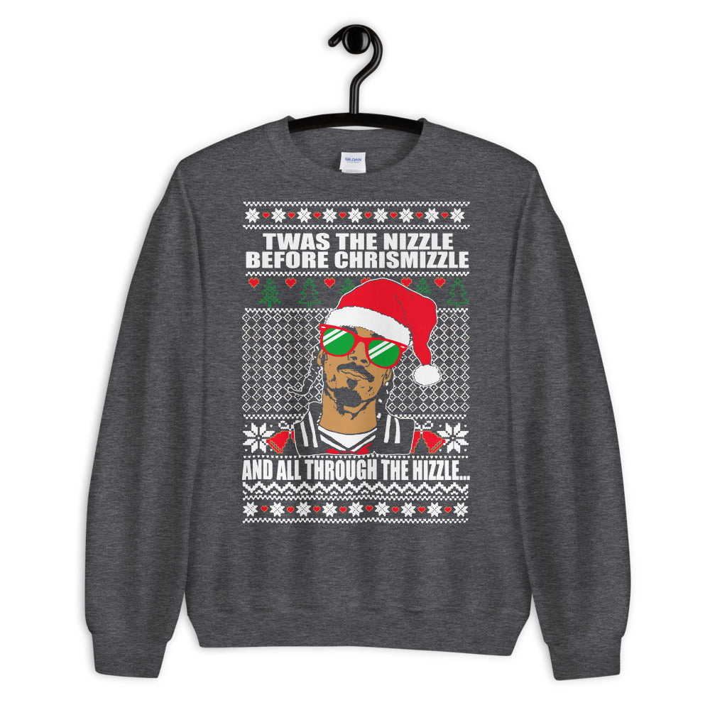 Fo Shizzle Dizzle Ugly Christams Unisex Sweater - Blue Oceano
